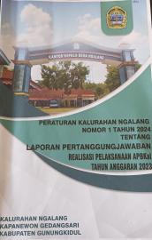 Laporan Pertanggung Jawaban APBKal Tahun 2023